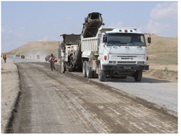 발주처: 아프간 지원 협력청 / 공사기간:  2004/05/14 ~ 2005/09/30 / 계약금액: 1,271천미불<br/>Pul-e-Khumri~Balkh 및 Naibabad~Hairatan 국경간 긴급도로 공사에 대한 설계 및 조사 용역